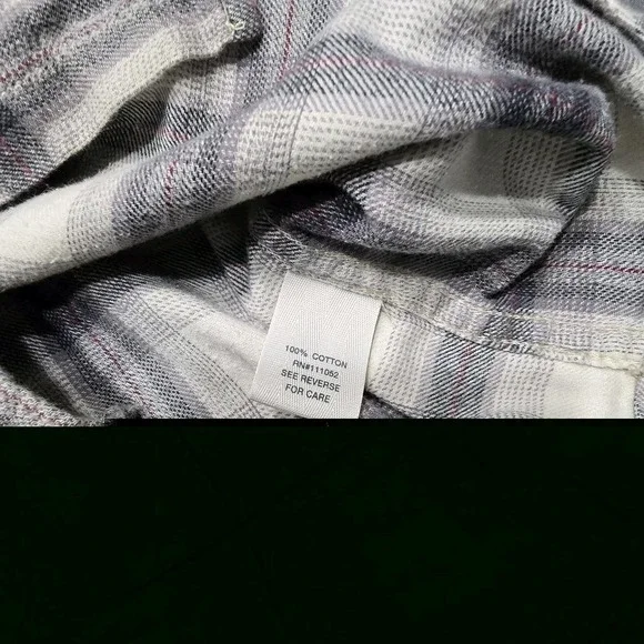Mudd Flannel Shirt Check Pattern Womens Large - Picture 6 of 13